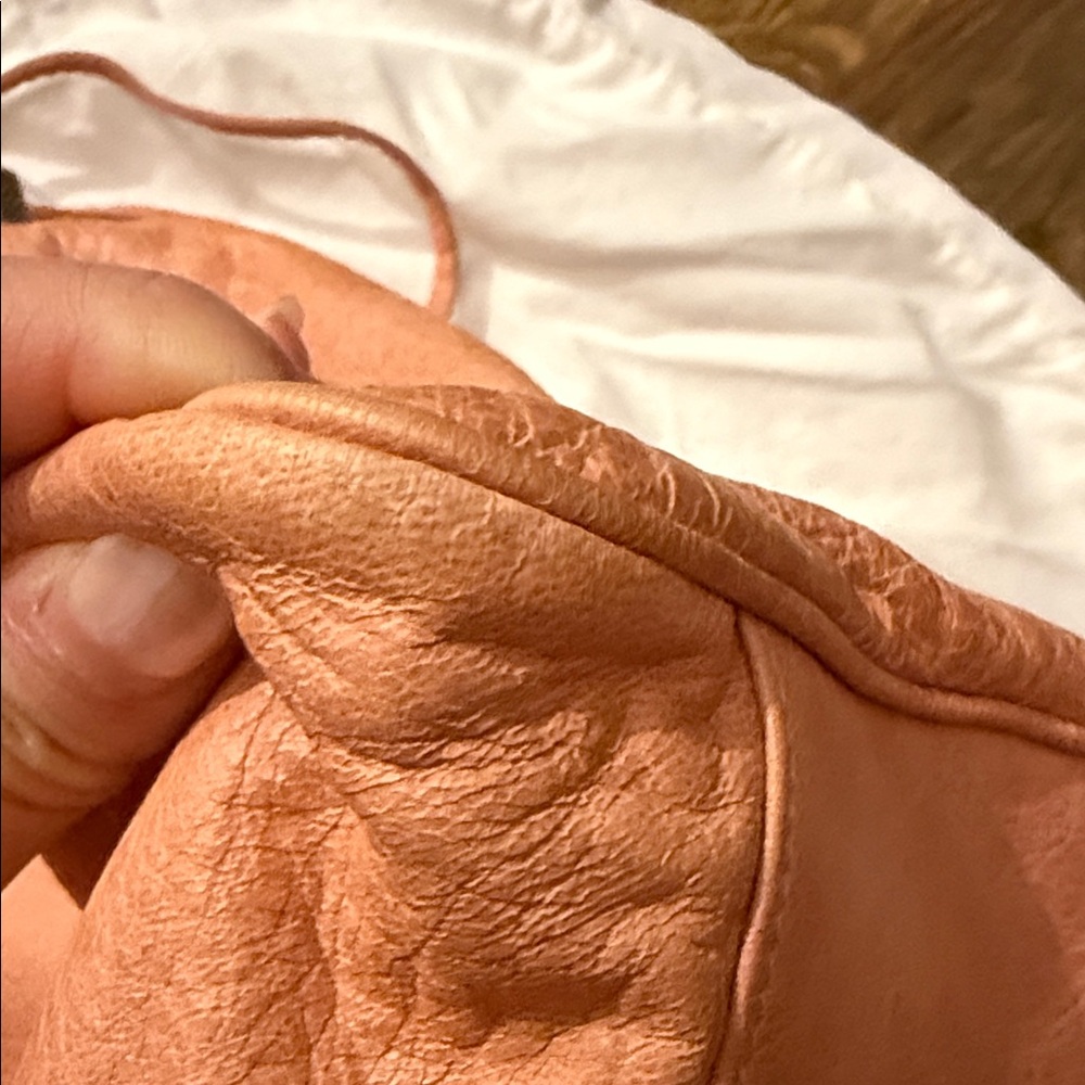 Balenciaga Peach Handbag with Silver Hardware - Picture 8 of 16